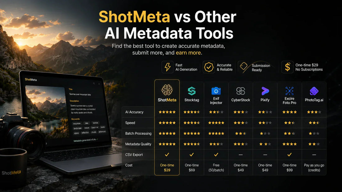 7 Best AI Metadata Tools for Stock Photographers in 2026 (Tested and Ranked)